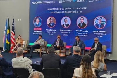 Imagem de Acontece Sindiex: Presidente Sidemar Acosta integra debate sobre impactos das tarifas dos EUA no ES